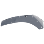 Replacement Front, Driver and Passenger Side Bumper End, Painted Gray Plastic - Image 8