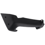 Replacement Front, Driver and Passenger Side Bumper End, Painted Black Steel - Image 2