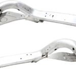 Replacement Front, Driver and Passenger Side Bumper Brackets, Side Rail