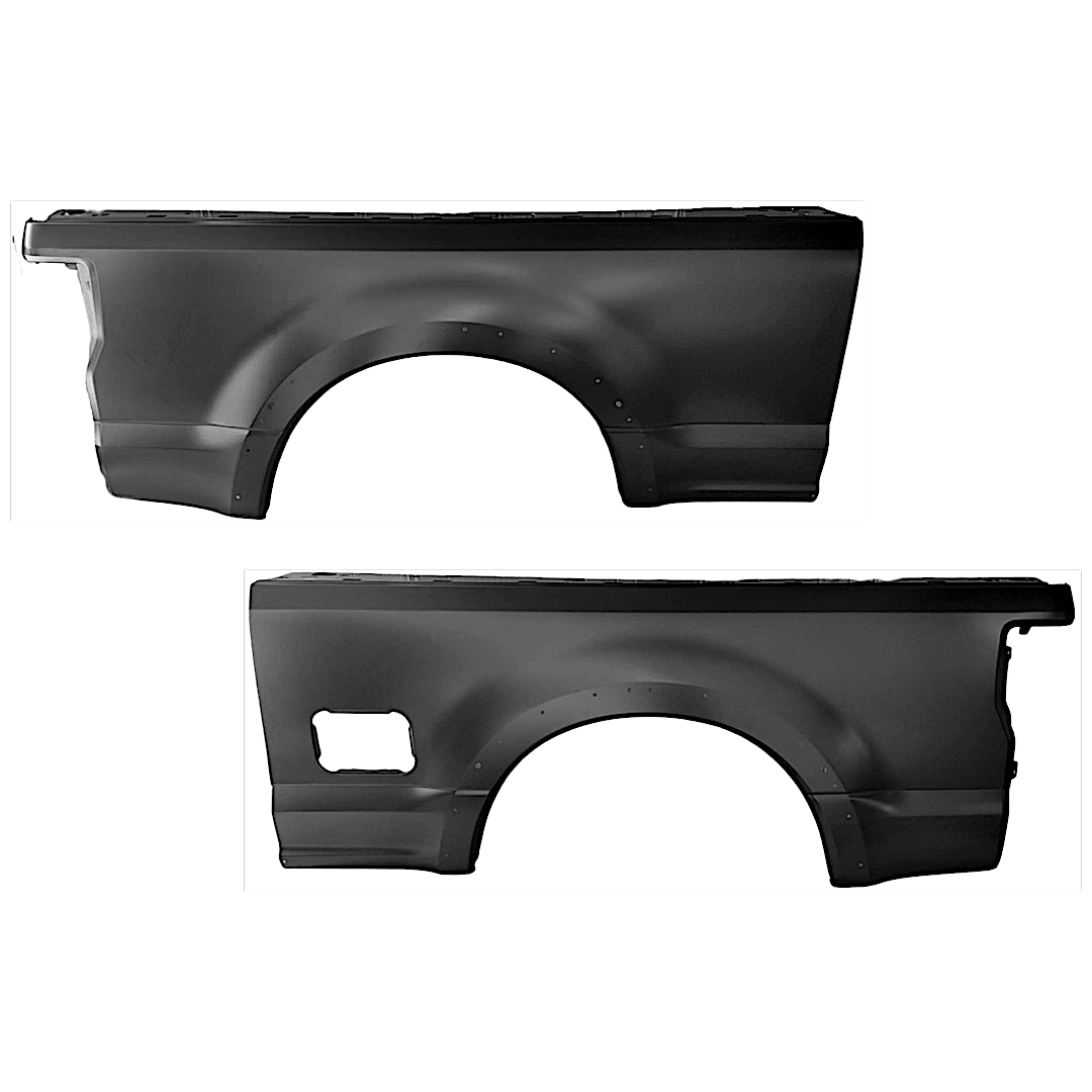 set-rf58010015q_1.png Replacement Driver and Passenger Side, Outer Truck Bedside Panels, Crew Cab Pickup, For Models With Wheel Opening Moldings, CAPA Certified - Image 1