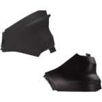 Replacement Rear, Driver and Passenger Side Bumper End, Primed Plastic CAPA Certified