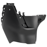 Replacement Rear, Driver and Passenger Side Primed Bumper Ends, For Models with Active Park Assist Sensor Hole, CAPA CERTIFIED - Image 2