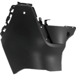 Replacement Rear, Driver and Passenger Side Primed Bumper Ends, For Models with Active Park Assist Sensor Hole, CAPA CERTIFIED - Image 4