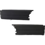 JC Whitney Rear, Driver and Passenger Side Bumper End, Textured Plastic CAPA Certified