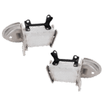 Replacement Front, Driver and Passenger Side Bumper Brackets, Reinforcement Bracket, CAPA CERTIFIED