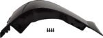 Replacement Front, Driver and Passenger Side Bumper End, Painted Black Plastic - Image 10