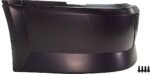 Replacement Front, Driver and Passenger Side Bumper End, Painted Black Plastic - Image 2