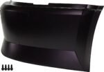 Replacement Front, Driver and Passenger Side Bumper End, Painted Black Plastic - Image 3