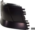 Replacement Front, Driver and Passenger Side Bumper End, Painted Black Plastic - Image 4