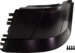 Replacement Front, Driver and Passenger Side Bumper End, Painted Black Plastic - Image 5