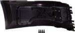 Replacement Front, Driver and Passenger Side Bumper End, Painted Black Plastic - Image 7