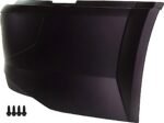 Replacement Front, Driver and Passenger Side Bumper End, Painted Black Plastic - Image 2
