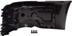 Replacement Front, Driver and Passenger Side Bumper End, Painted Black Plastic - Image 7