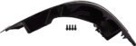 Replacement Front, Driver and Passenger Side Bumper End, Painted Black Plastic - Image 8