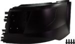 Replacement Front, Driver and Passenger Side Bumper End, Painted Black Plastic - Image 2