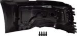 Replacement Front, Driver and Passenger Side Bumper End, Painted Black Plastic - Image 6