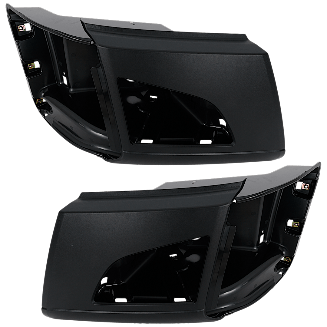 set-rv01110019-hd_1.png Replacement Front, Driver and Passenger Side Bumper End, Primed Plastic - Image 1