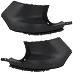 Replacement Rear, Driver and Passenger Side Bumper End, Primed Plastic