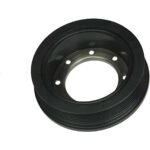APA/URO Parts 94410212306 OE Replacement Series Crankshaft Pulley - Black, Steel, Serpentine, Sold Individually - Image 2