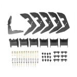 Westin 28-81055 Running Boards, Powdercoated Textured Black, Steel, 85 in. Length, Includes Molded Bracket Covers, Mounting Hardware Included, Crew Cab Pickup/Extended Cab Pickup/Standard Cab Pickup, Thrasher Series - Image 5