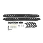 Westin 28-81095 Running Boards, Powdercoated Textured Black, Steel, 91 in. Length, Includes Molded Bracket Covers, Mounting Hardware Included, Crew Cab Pickup, Thrasher Series - Image 4