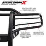 Westin 40-33705 Sportsman X Series, Powdercoated Textured Black Steel Grille Guard - Image 10