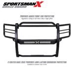 Westin 40-33835 Sportsman X Series, Powdercoated Textured Black Steel Grille Guard - Image 9