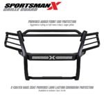 Westin 40-33845 Sportsman X Series, Powdercoated Textured Black Steel Grille Guard - Image 9