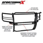 Westin 40-33875 Sportsman X Series, Powdercoated Textured Black Steel Grille Guard - Image 11