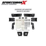 Westin 40-33875 Sportsman X Series, Powdercoated Textured Black Steel Grille Guard - Image 15