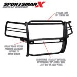 Westin 40-33955 Sportsman X Series, Powdercoated Textured Black Steel Grille Guard - Image 10