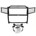 Westin 40-3545 Sportsman Series, Powdercoated Black Steel Grille Guard - Image 3