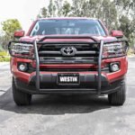 Westin 40-3885 Sportsman Series, Powdercoated Black Steel Grille Guard - Image 5