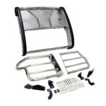 Westin 57-23990 HDX Modular Series, Polished Stainless Steel Grille Guard - Image 4