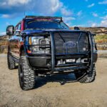 Westin 57-3905 HDX Series, Powdercoated Black Steel Grille Guard - Image 3