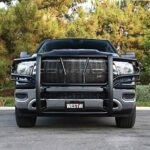 Westin 57-3975 HDX Series, Powdercoated Black Steel Grille Guard - Image 5