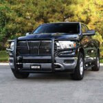 Westin 57-3975 HDX Series, Powdercoated Black Steel Grille Guard - Image 6