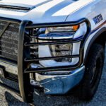 Westin 57-4045 HDX Series, Powdercoated Black Steel Grille Guard - Image 9
