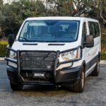 Westin 57-4055 HDX Series, Powdercoated Black Steel Grille Guard - Image 9