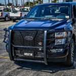 Westin 57-4065 HDX Series, Powdercoated Black Steel Grille Guard - Image 10