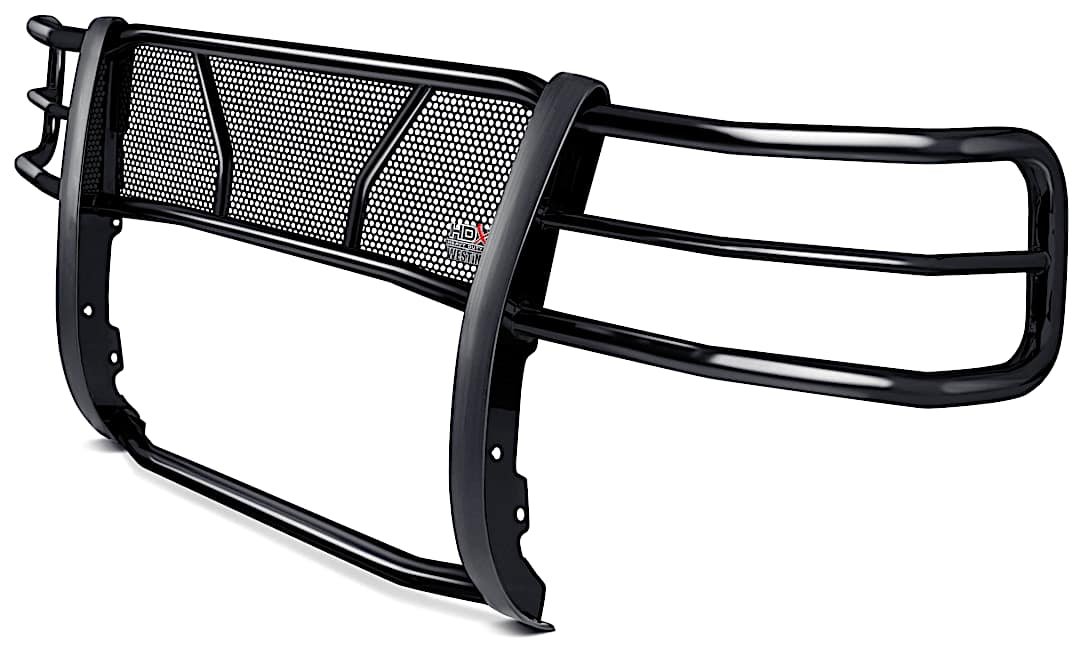 w165793875a_1.jpg Westin 57-93875A Grille Guard, Powdercoated Black Steel - Image 1