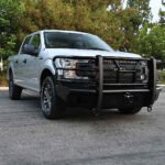 Westin 58-31105 HDX Bandit Series Front Powdercoated Black Grille Guard - Image 11