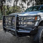 Westin 58-31115 HDX Bandit Series Front Powdercoated Black Grille Guard - Image 10