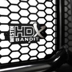 Westin 58-31145 HDX Bandit Series Front Powdercoated Black Grille Guard - Image 5