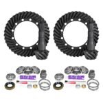 Yukon Gear & Axle YGKT010-488 Ring & Pinion Gear Kit Package Front & Rear with Install Kits - Toyota 9.5/9.5